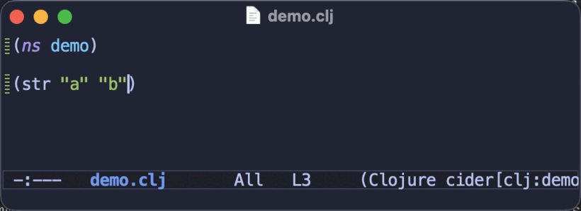 Cursor on a closing paren: the classic rules evaluate the last form inside, smart targeting evaluates the whole enclosing call